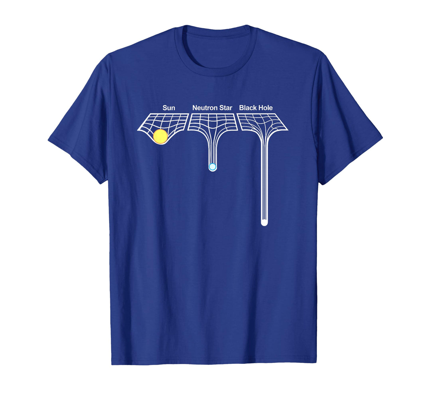 Astrophysics Sun Neutron Star and Black Hole T-Shirt