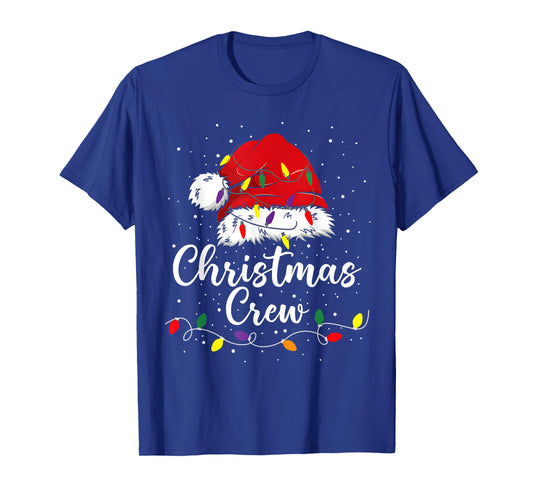 Christmas Crew Family Group Matching Christmas Pajama Party T-Shirt