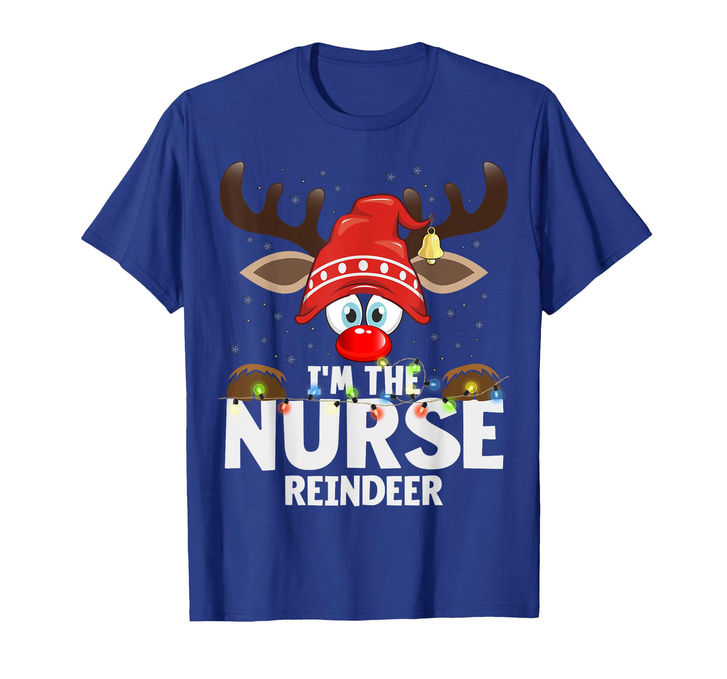 Christmas Matching I'm The Nurse Reindeer T-Shirt