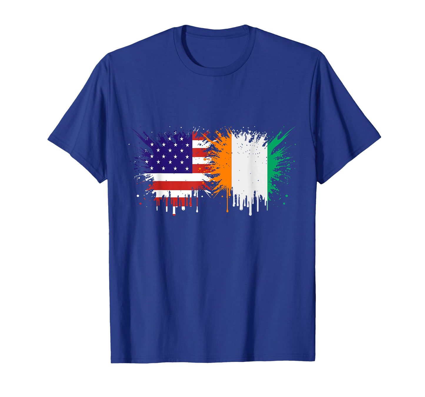Côte D'Ivoire & USA Together, Half American, Half Ivorian T-Shirt