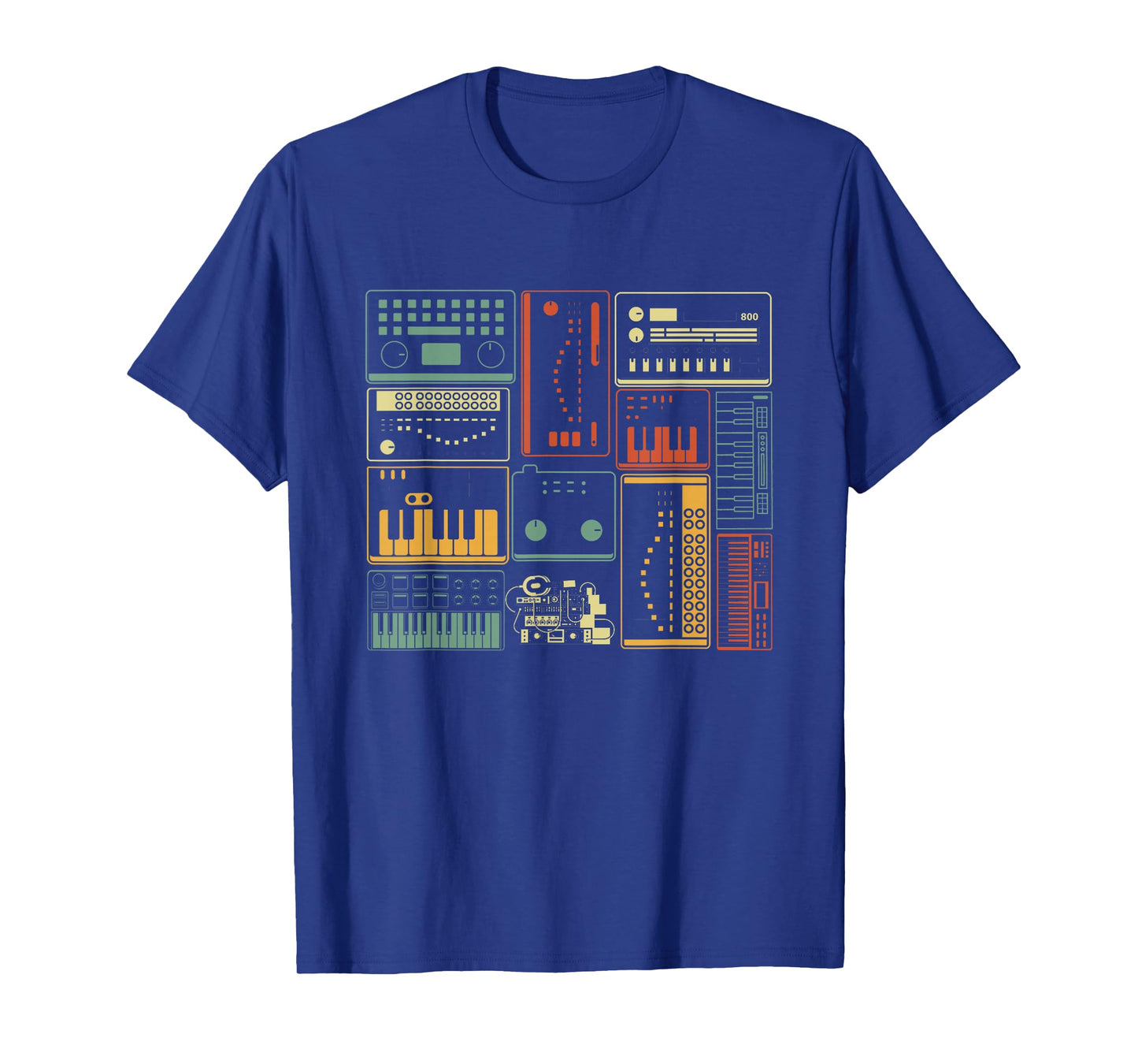 Analog Modular Synthesizer Music Producer Keyboard T-Shirt