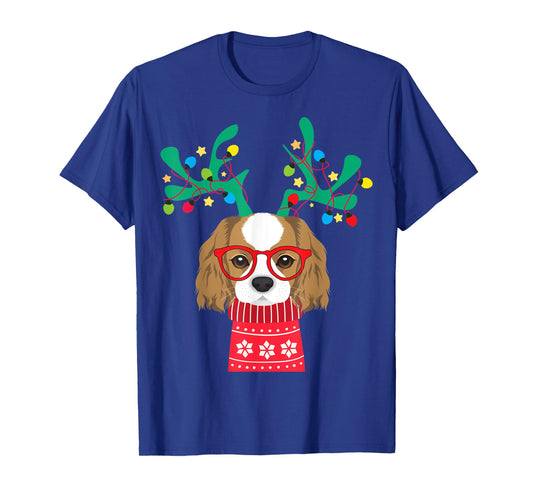 Crazy Cat Flash ForEssential quotes 114 Cavalier King Charles Spaniel Funny Holiday Xmas Christmas T-Shirt