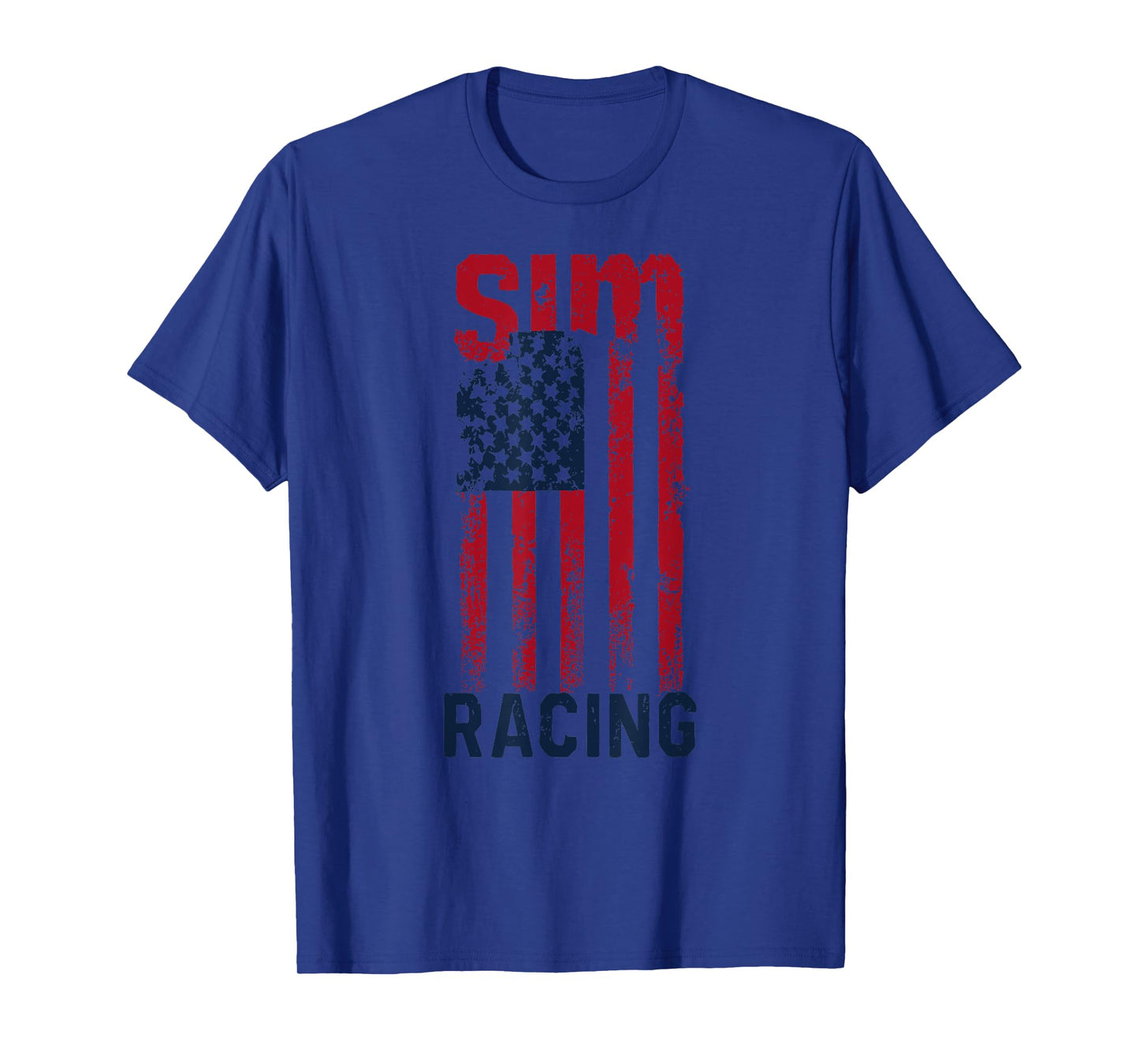 Sim Racing American Flag T-Shirt