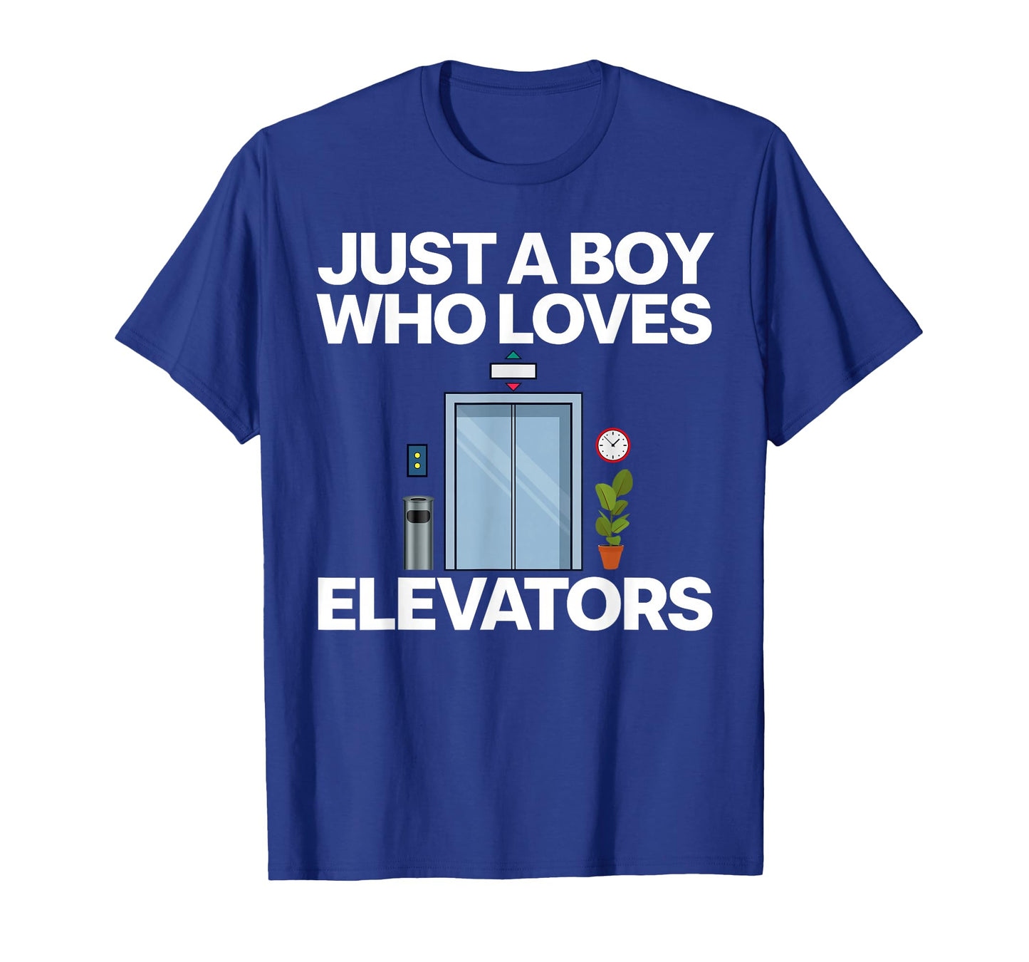 Cool Elevator Art Men Boys Kids Elevator Mechanic Inspector T-Shirt
