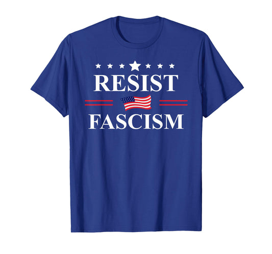 Resist Fascism No Kings Fight Fascism Protest Anti-Fascism T-Shirt