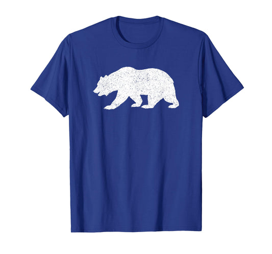 California Grizzly Bear State Flag CALI Republic Silhouette T-Shirt