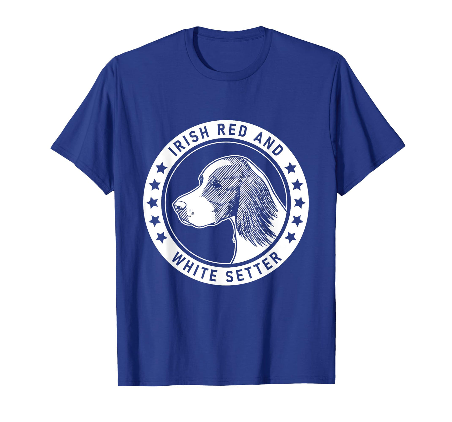Irish Red and White Setter Fan design T-Shirt