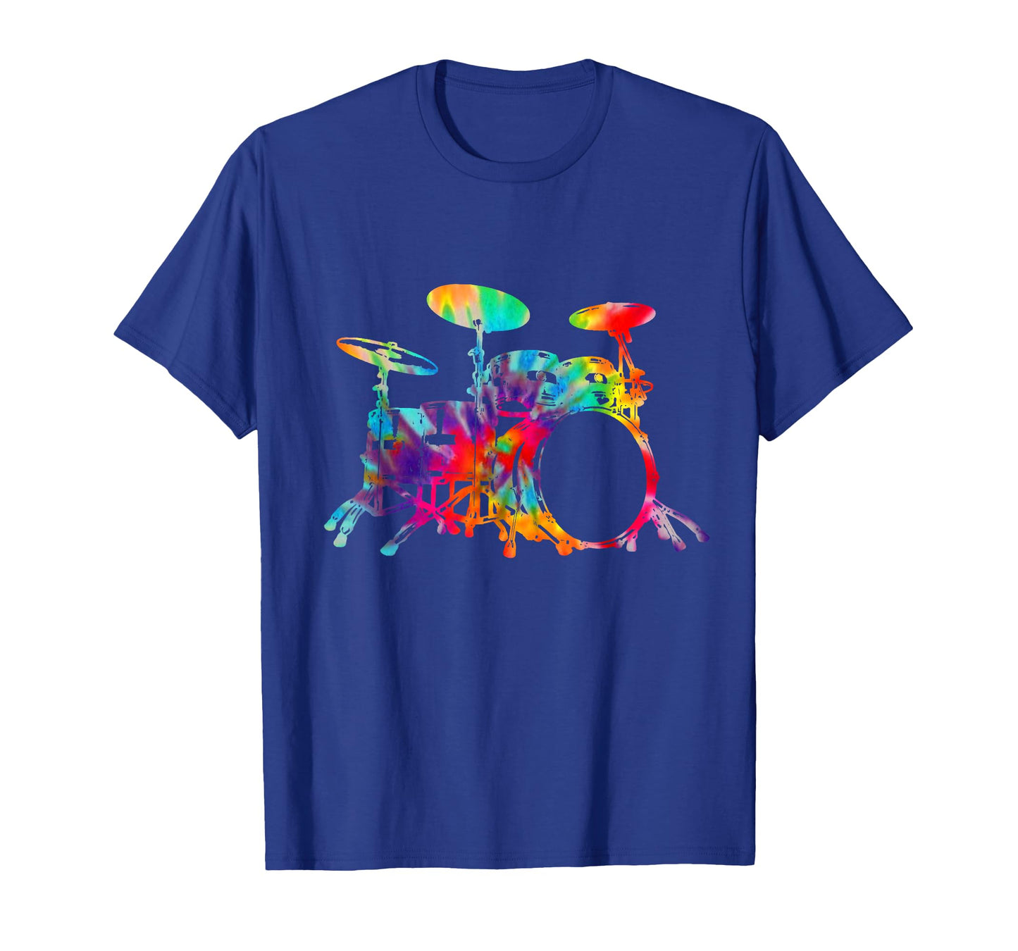 Drummer Tie Dye Drum Set Drums Drumming Vintage T-Shirt