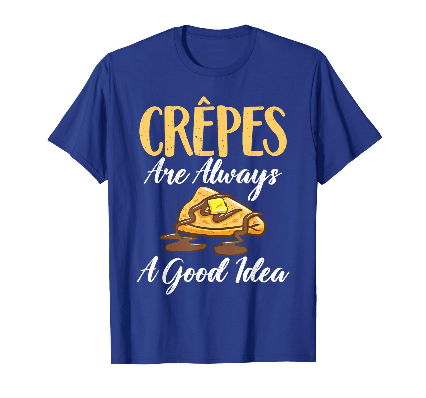 Crepe Gifts for Crepe Lover Unisex-Adults Black Small Crew Neck Short Sleeve T-Shirt