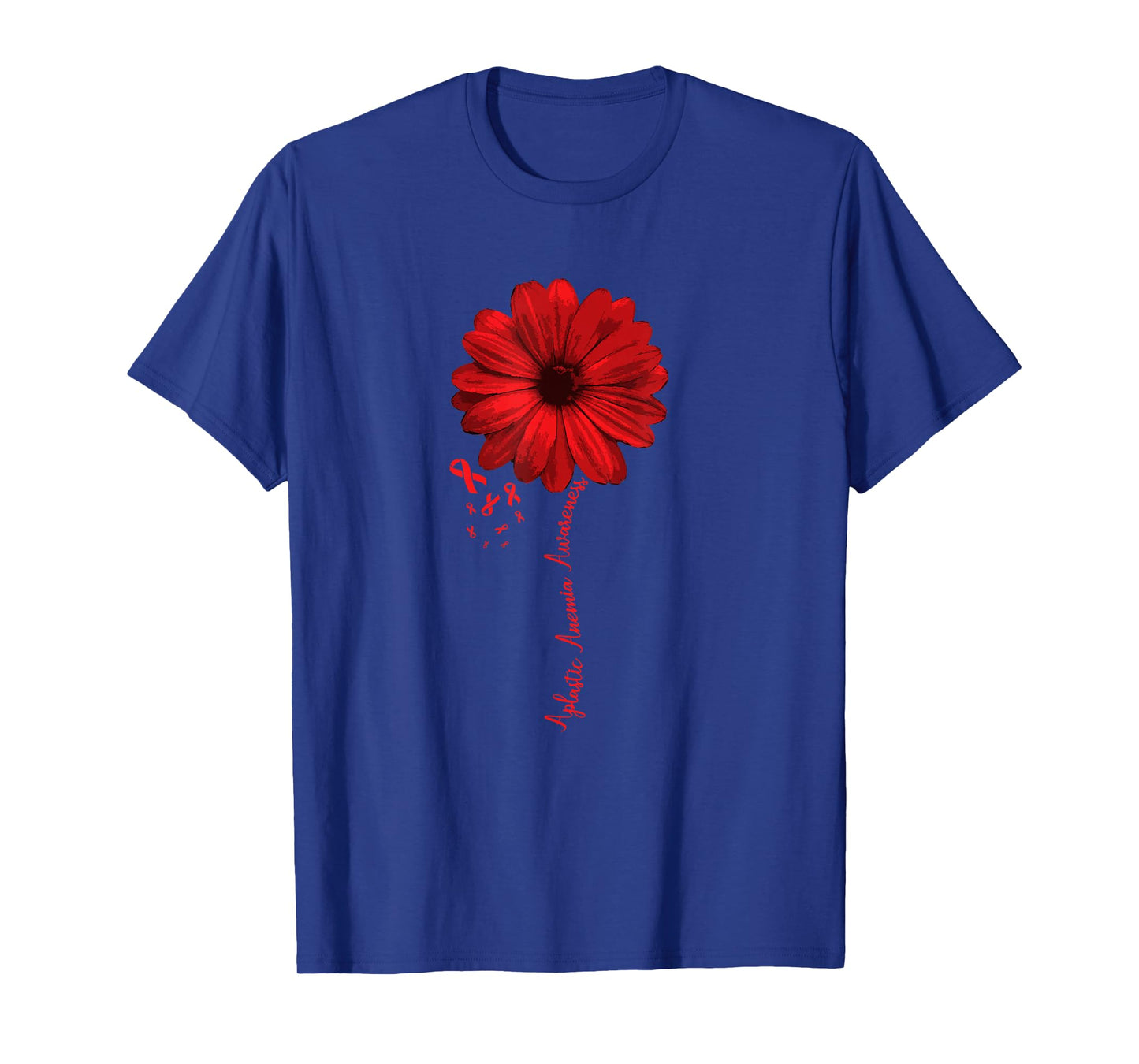 Aplastic Anemia Awareness Shirt Warrior Pretty Flower Tee T-Shirt