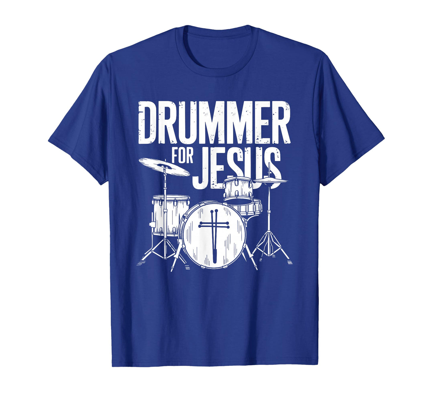 Drummer For Jesus, Drums Percussionist And Drummer Drumming T-Shirt