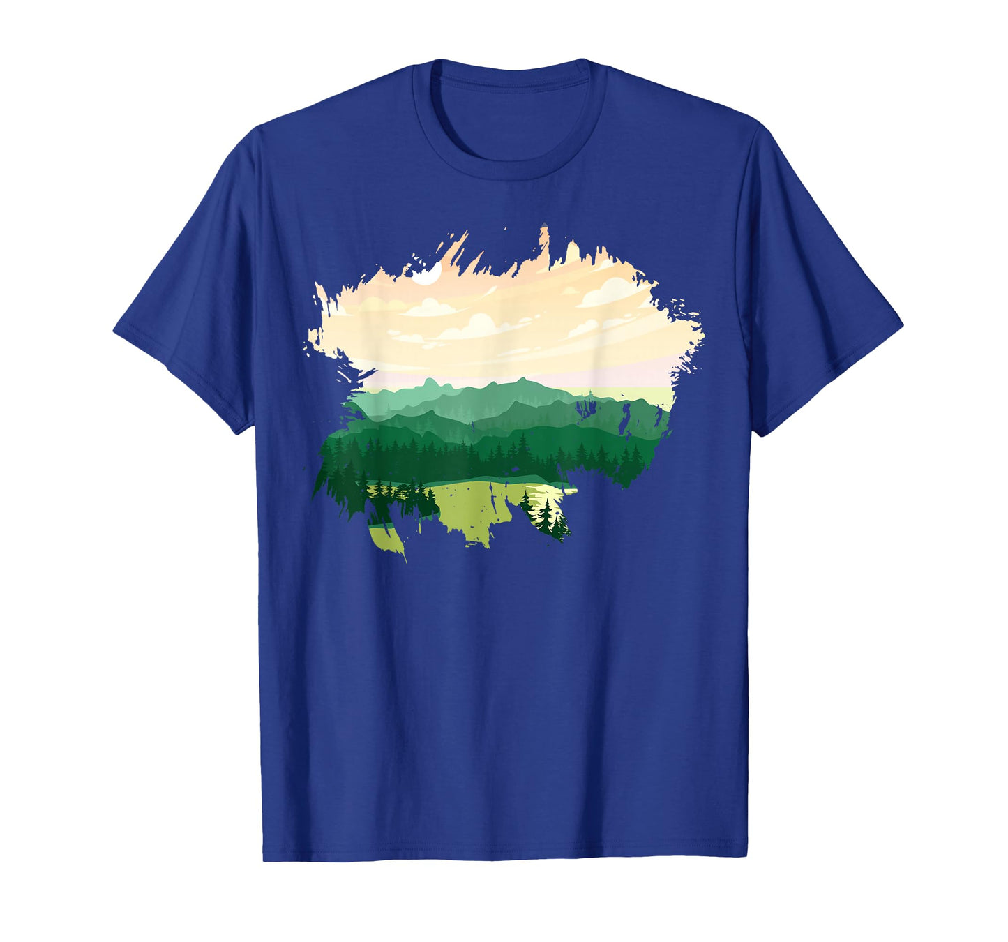 Timeless Mountain, Nature Trees and Forest T-Shirt
