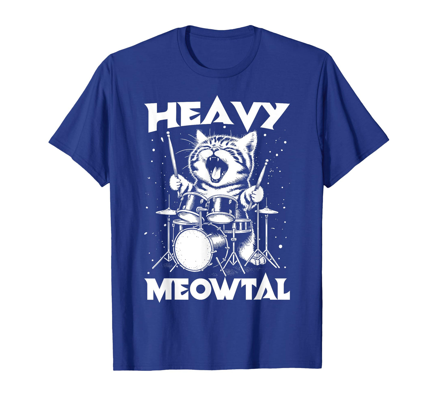 Heavy Meowtal - Funny Cat & Heavy Metal T-Shirt