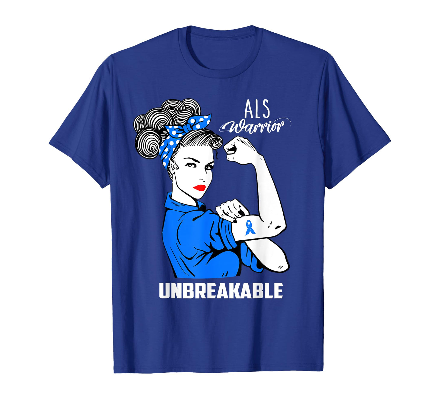 ALS Warrior Unbreakable Shirt ALS Awareness Gift T-Shirt