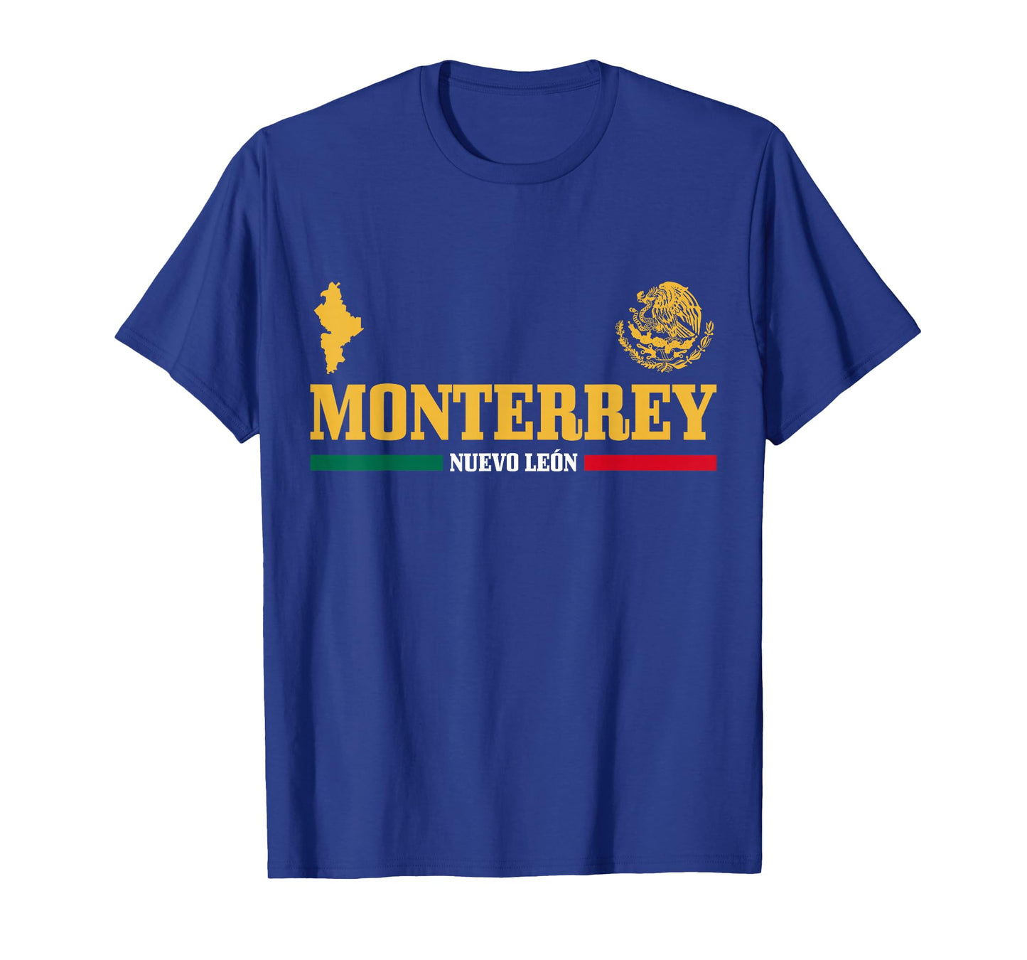 Monterrey Nuevo Leon Mexico Pride Mexican Flag T-Shirt