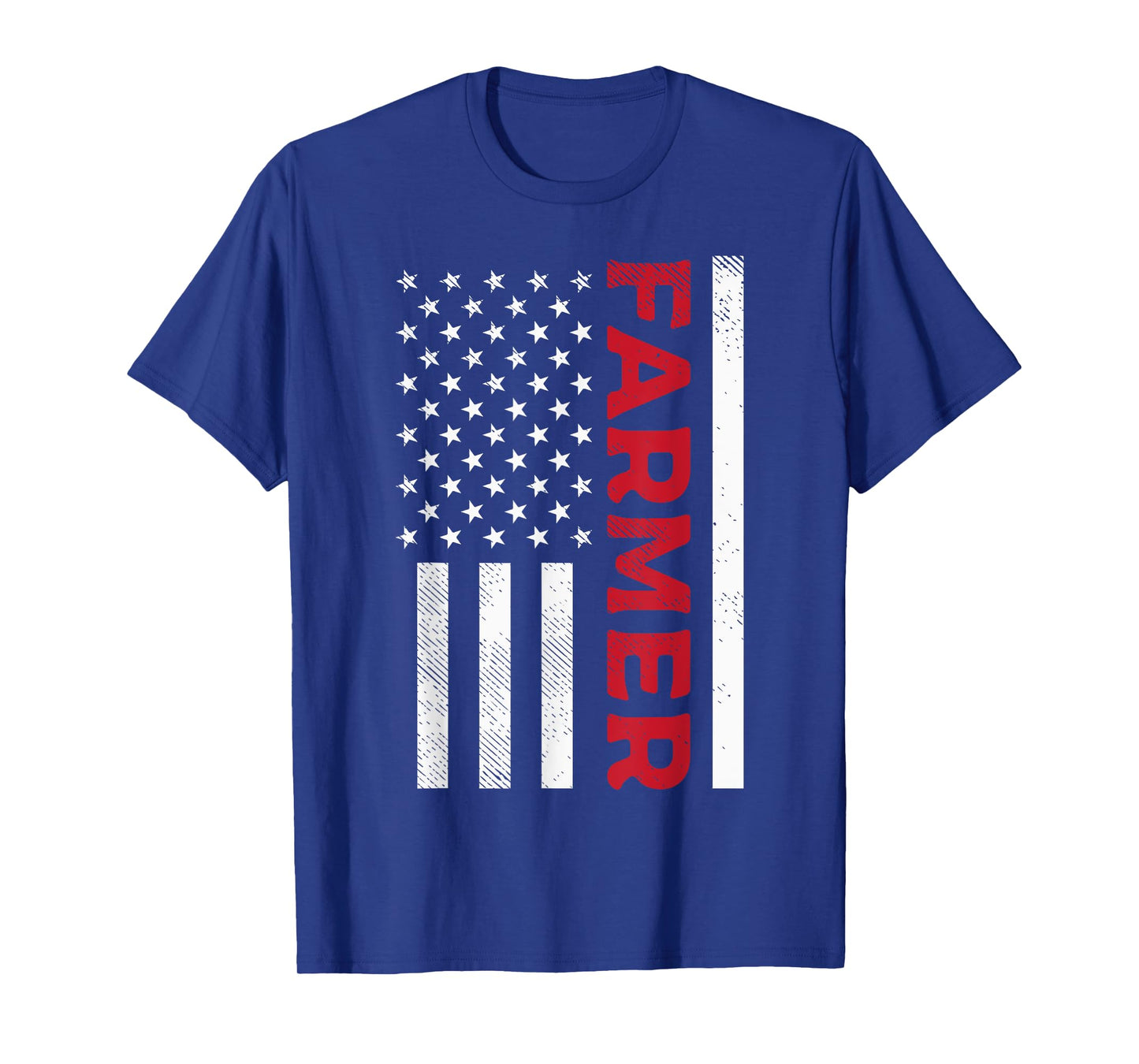 American Flag Farmer Country Farming Farm Patriotic Gift T-Shirt