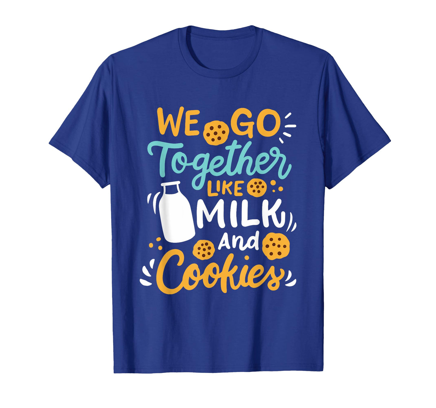 Baking Milk And Cookies Couple T-Shirt