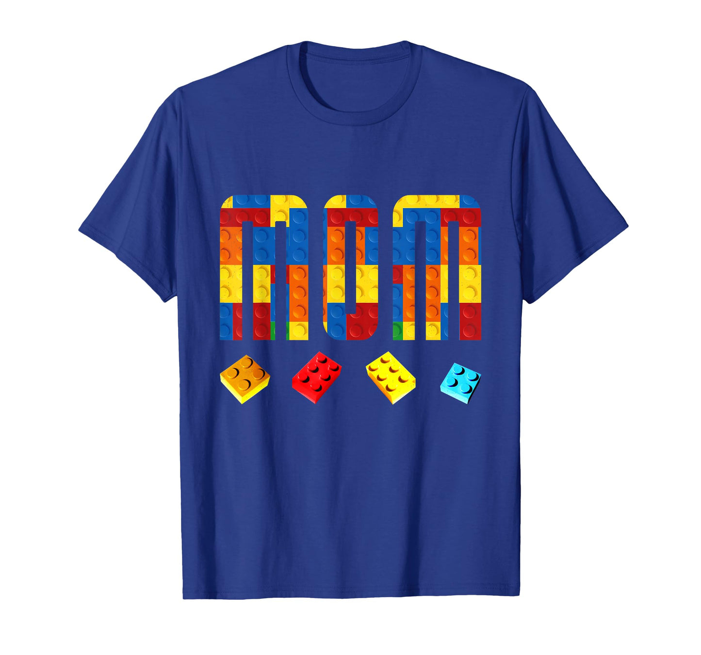 Mom Master Builder Building Blocks Birthday Family Matching T-Shirt
