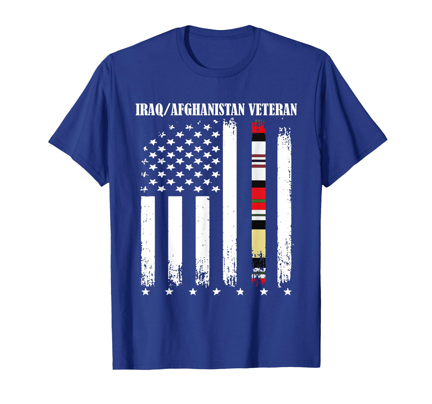 Proud Iraq Afghanistan Veteran Flag T-Shirt T-Shirt