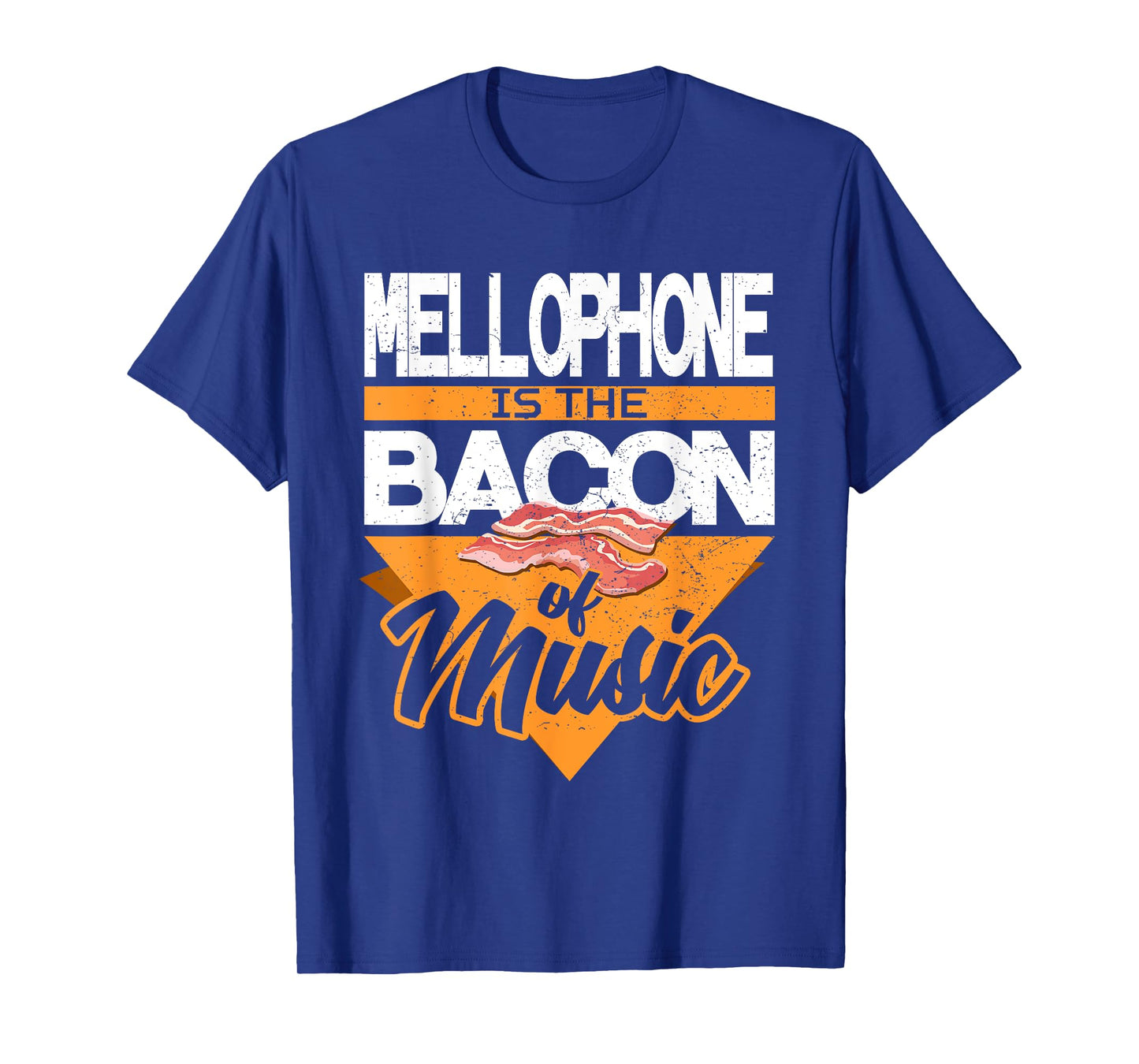 Funny Marching Band T Shirts Mellophone Bacon of Music Brass T-Shirt