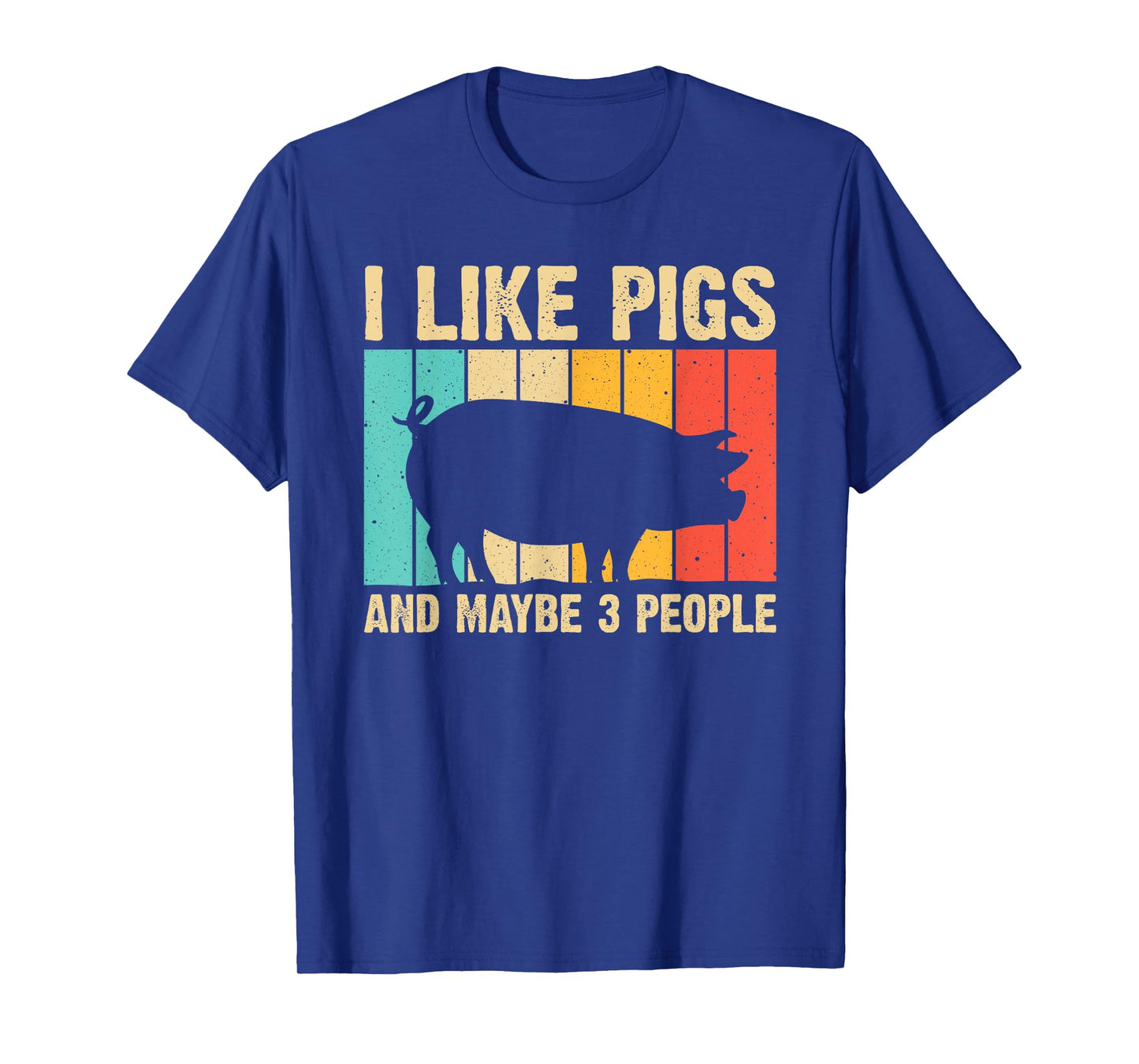 Funny Pig For Men Women Farm Animal Swine Vintage Pig Lovers T-Shirt