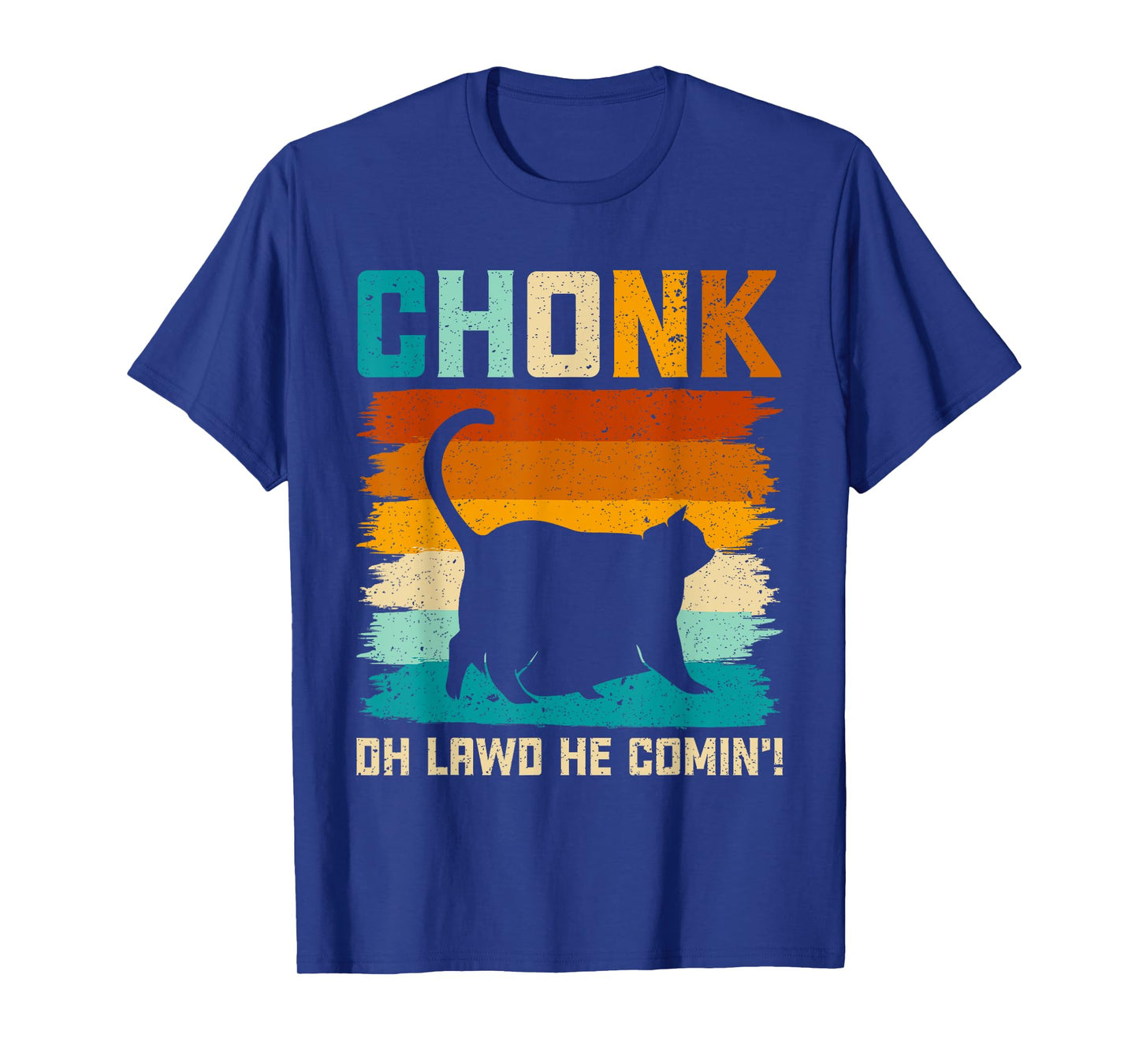 Chonk Cat Scale Meme Funny Retro Style Vintage Cats Memes T-Shirt for Men Women Girls Kids