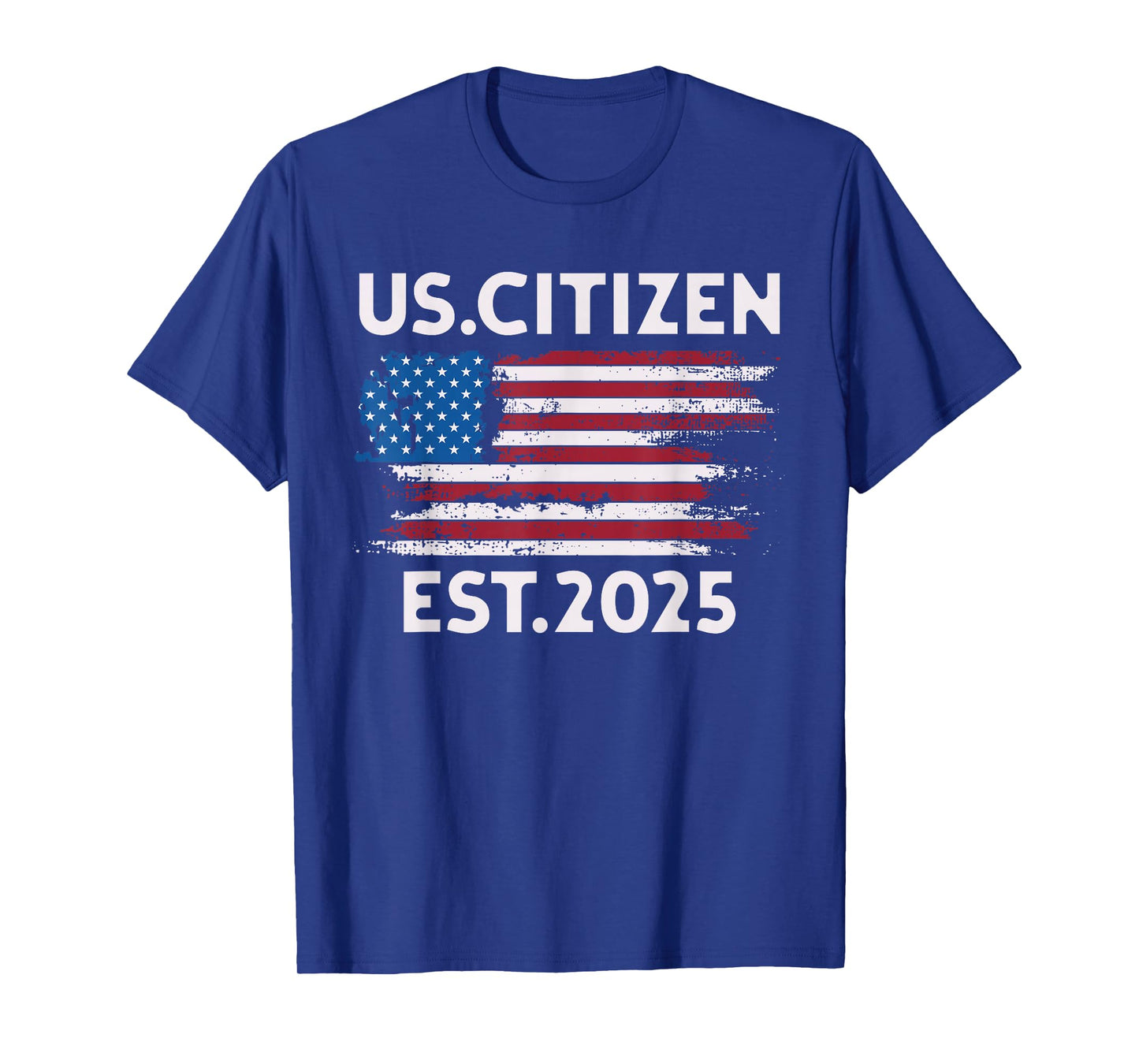 Proud New US Citizen Est 2025 American Immigrant Citizenship T-Shirt
