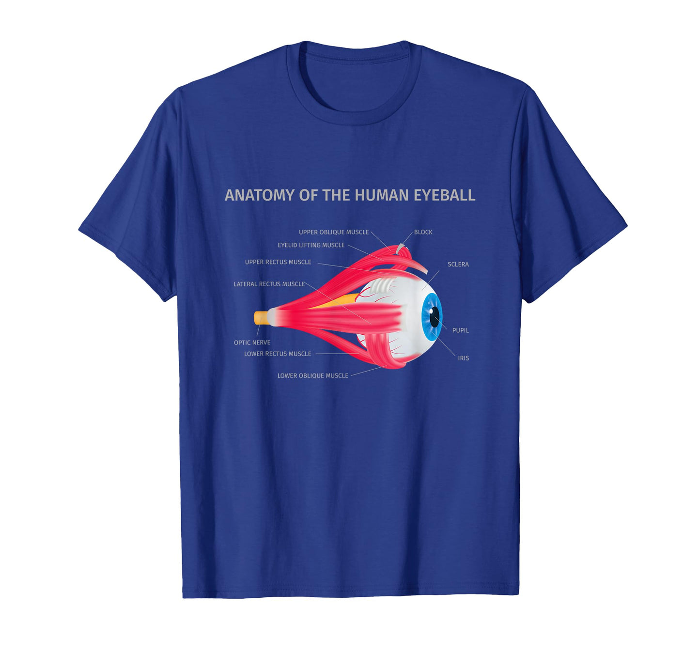 Anatomy of Human Eyeball for Medic T-Shirt