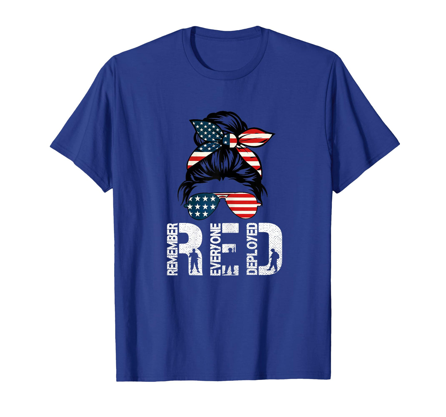 (2 Sided Print) Red Friday Military Support Troops T-Shirt