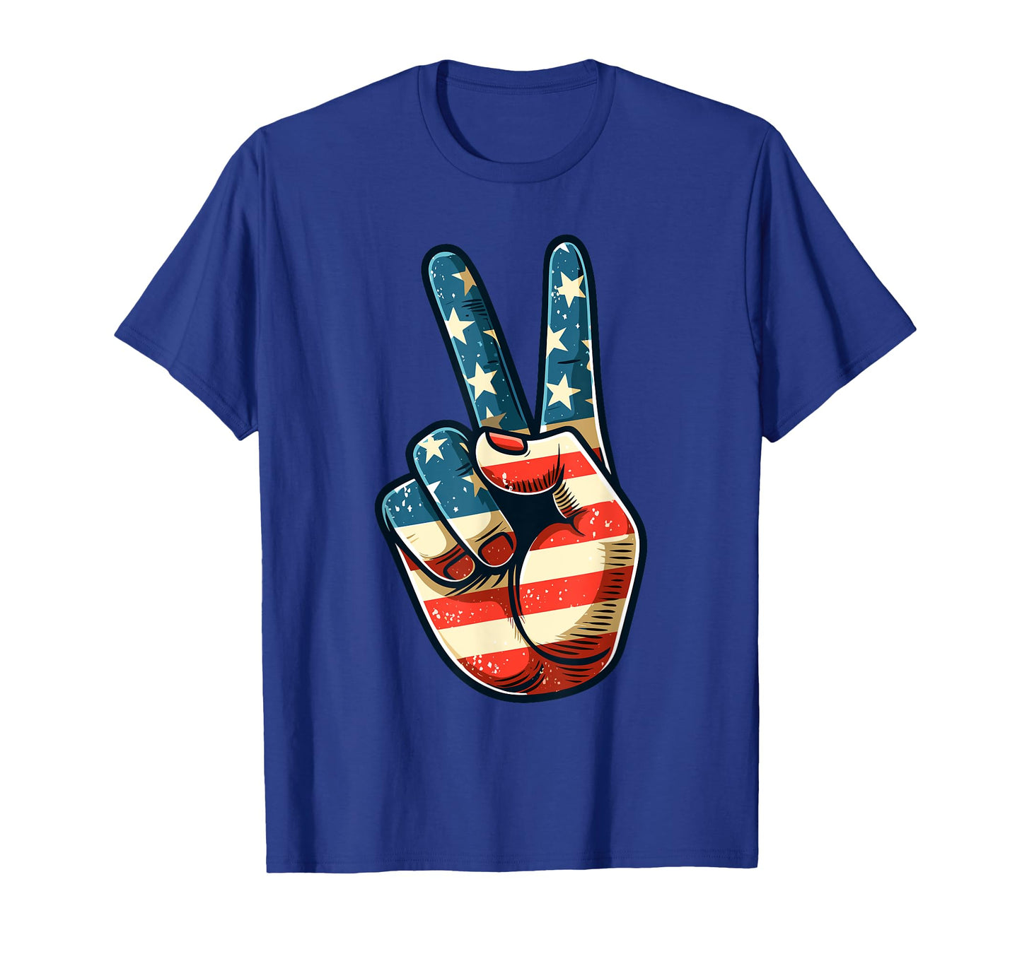 Vintage Peace Sign Retro 60's 70's Hippie T-Shirt