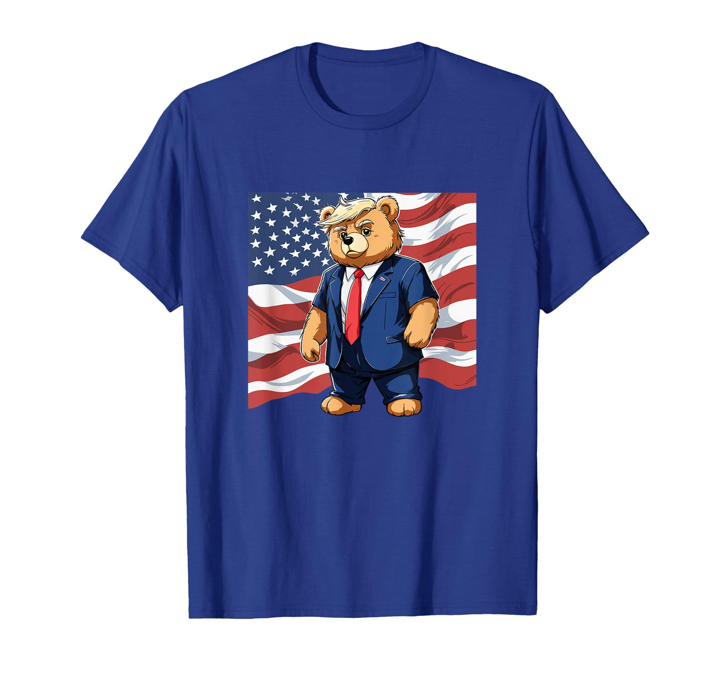 Trump Teddy Bear USA Flag Patriot Supporter T-Shirt