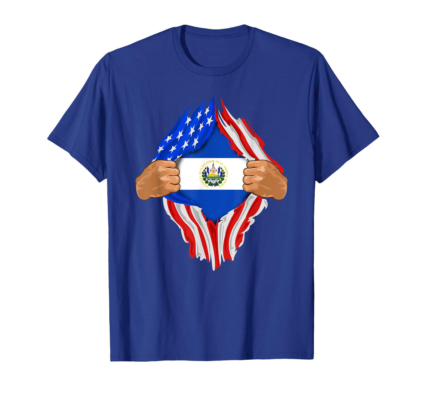 Salvadoran Blood Inside Me T-Shirt | El Salvador Flag Gift