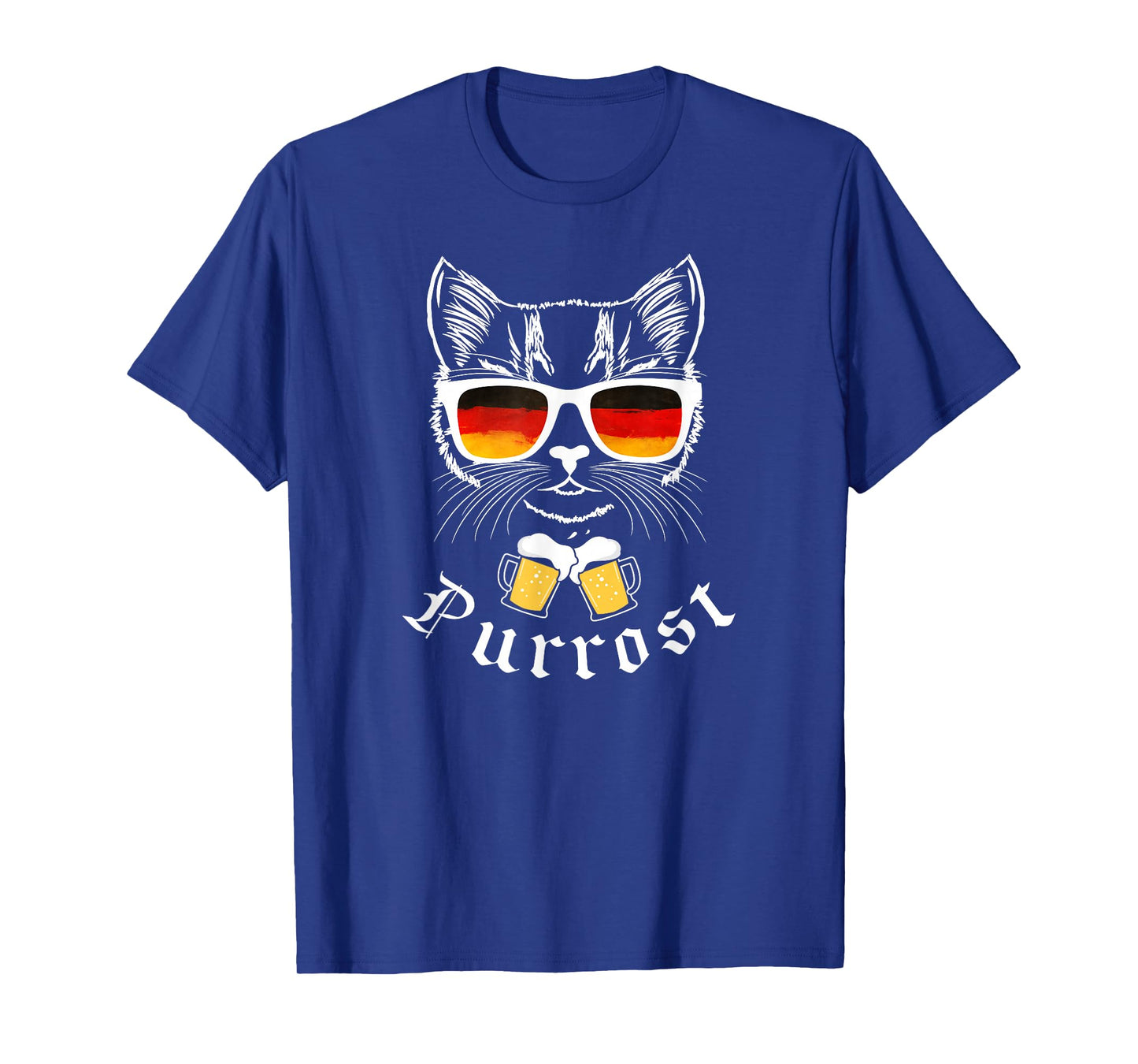 Oktoberfest Funny Prost Pun Purrost Cat T-Shirt