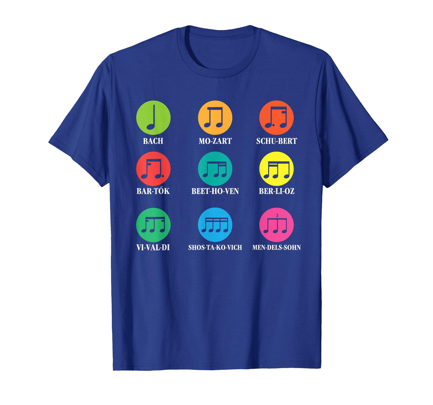 Classical Composers Classical Music Sheet Music T-Shirt