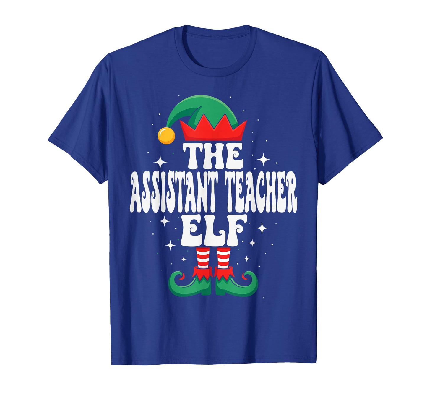 The Assistant Teacher Elf Funny Christmas Matching Family T-Shirt