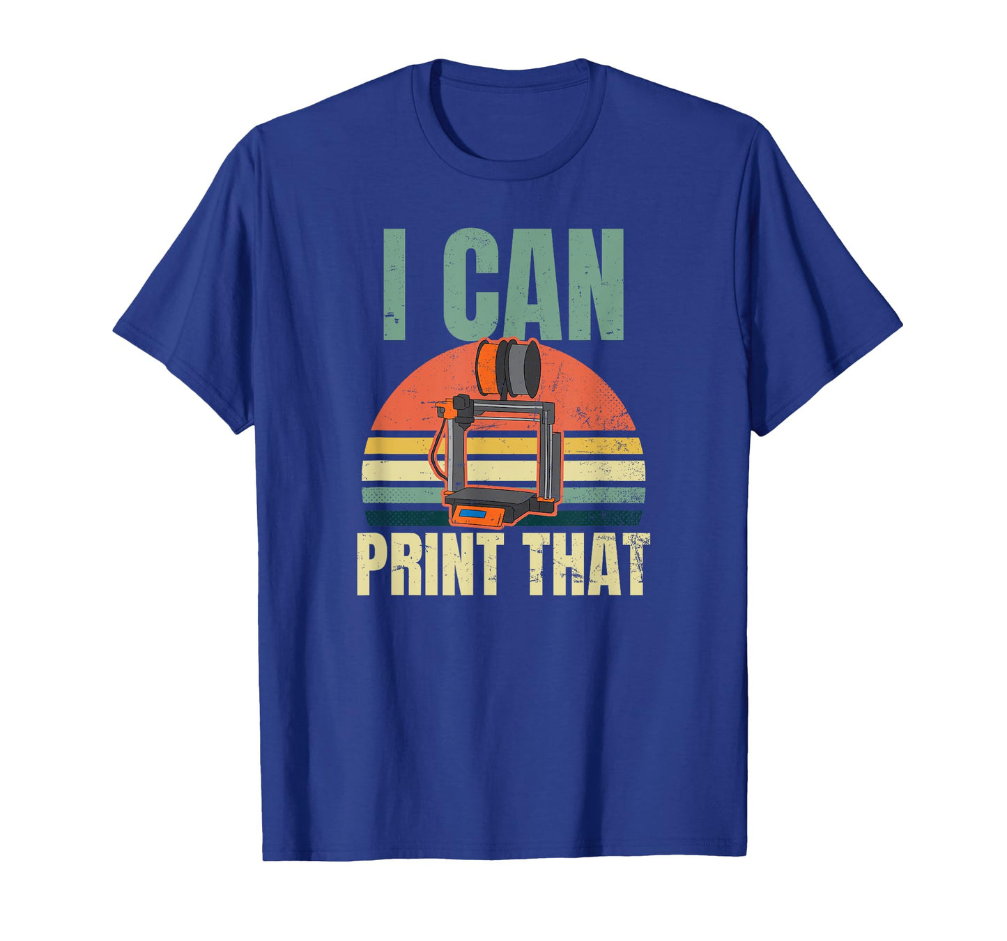 3D Printing Design Vintage I Can Print That Gift T-Shirt