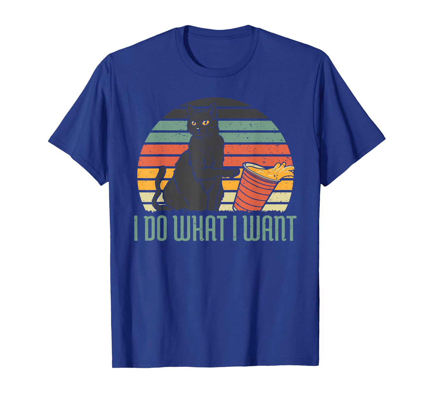 I Do What I Want Funny Cat Gift T-Shirt