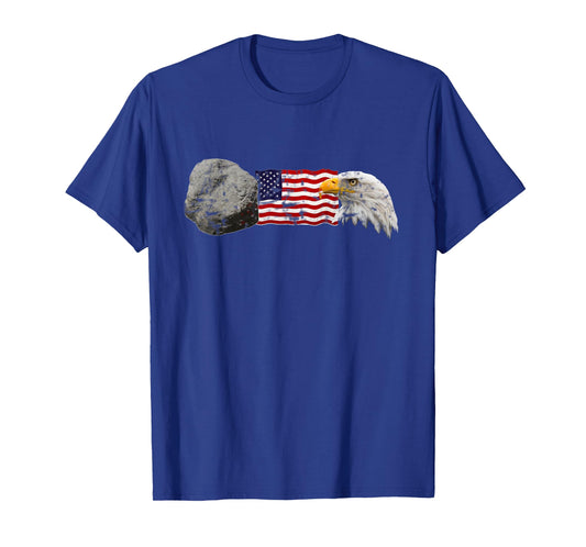 Sevenaces Rock Flag Eagle t-shirt T-Shirt