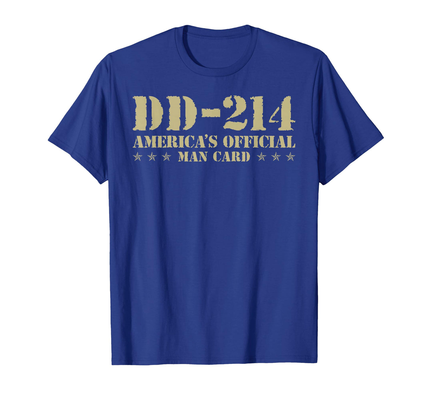 DD-214 America's Official Man Card Veteran Day Retro Army T-Shirt