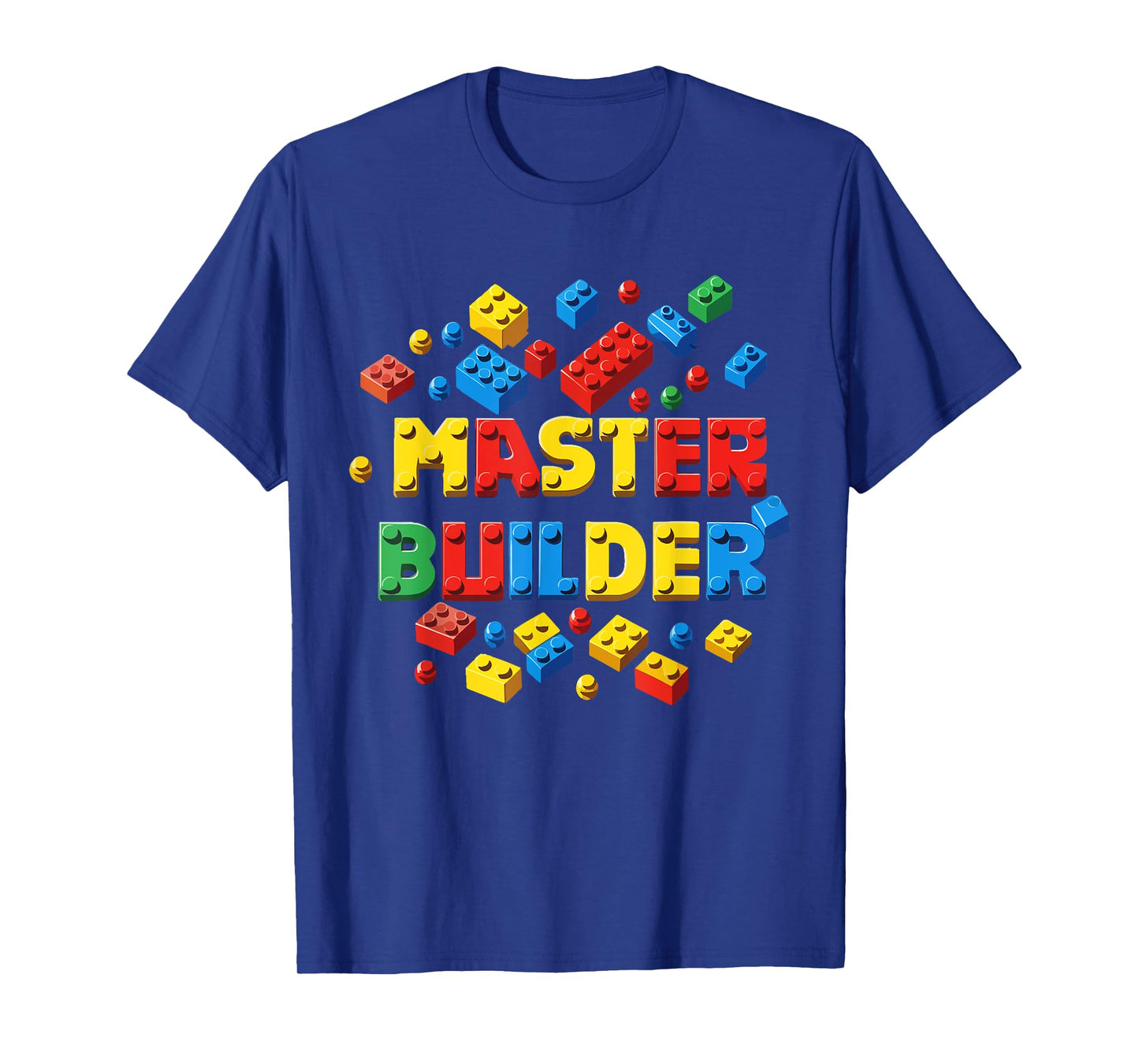 Master Builder, Block Building For A Brick Builder T-Shirt