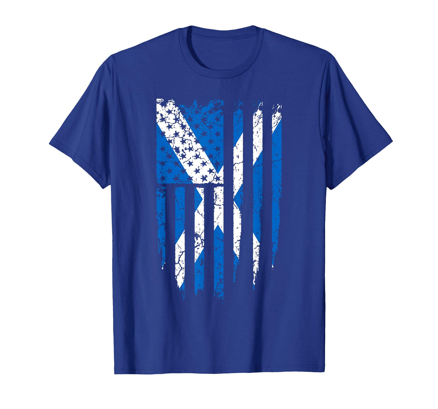 Scottish American Scotland & America Flag T-Shirt T-Shirt