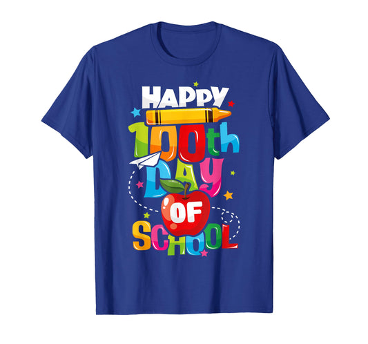 100th Day of School Teachers Kids Child Happy 100 Days T-Shirt