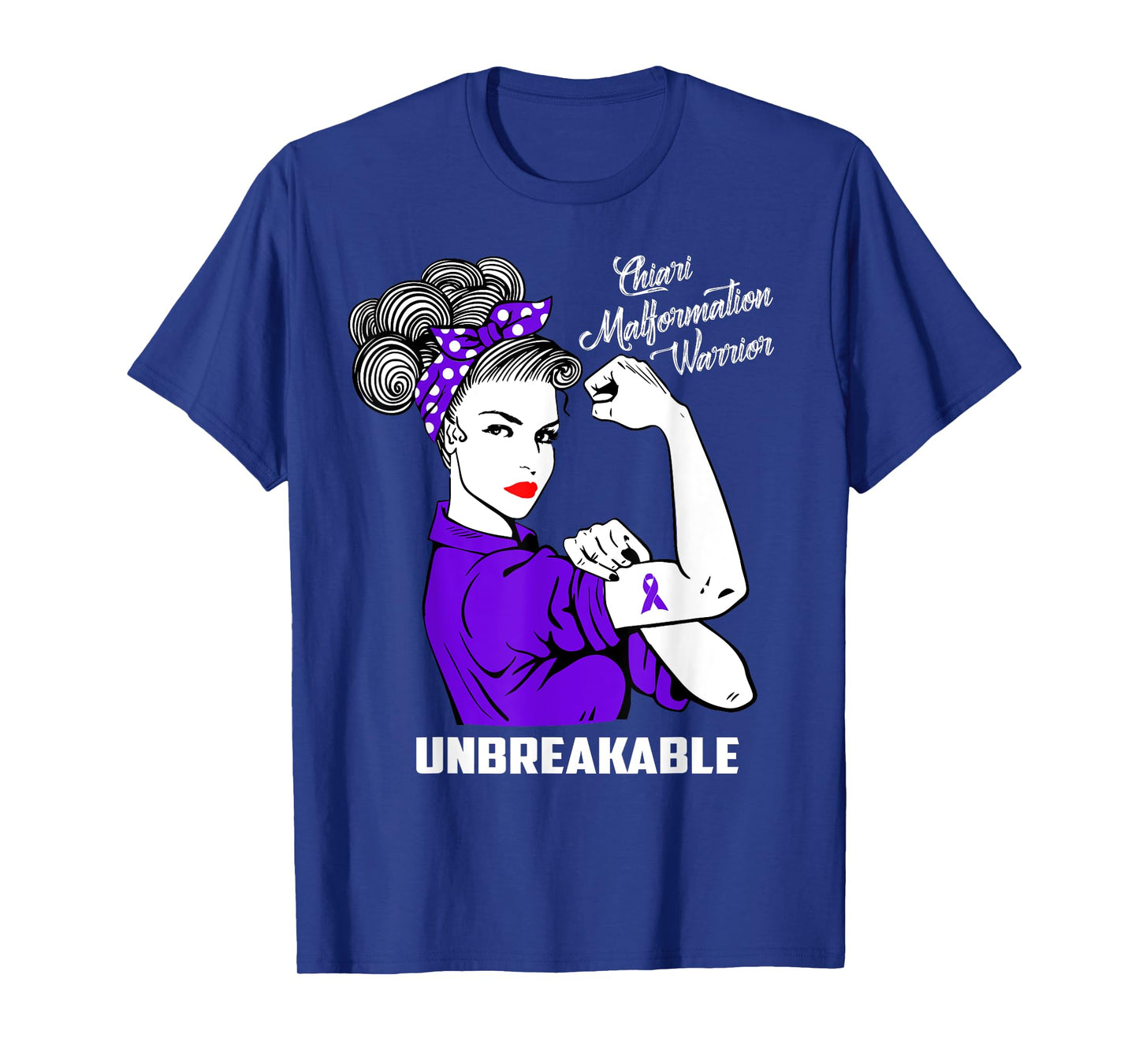 Chiari Malformation Warrior Unbreakable Shirt Awareness Gift T-Shirt