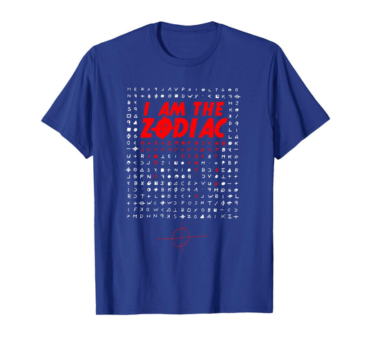 I Am The Zodiac Killer Blood Drip Funny True Crime T-Shirt