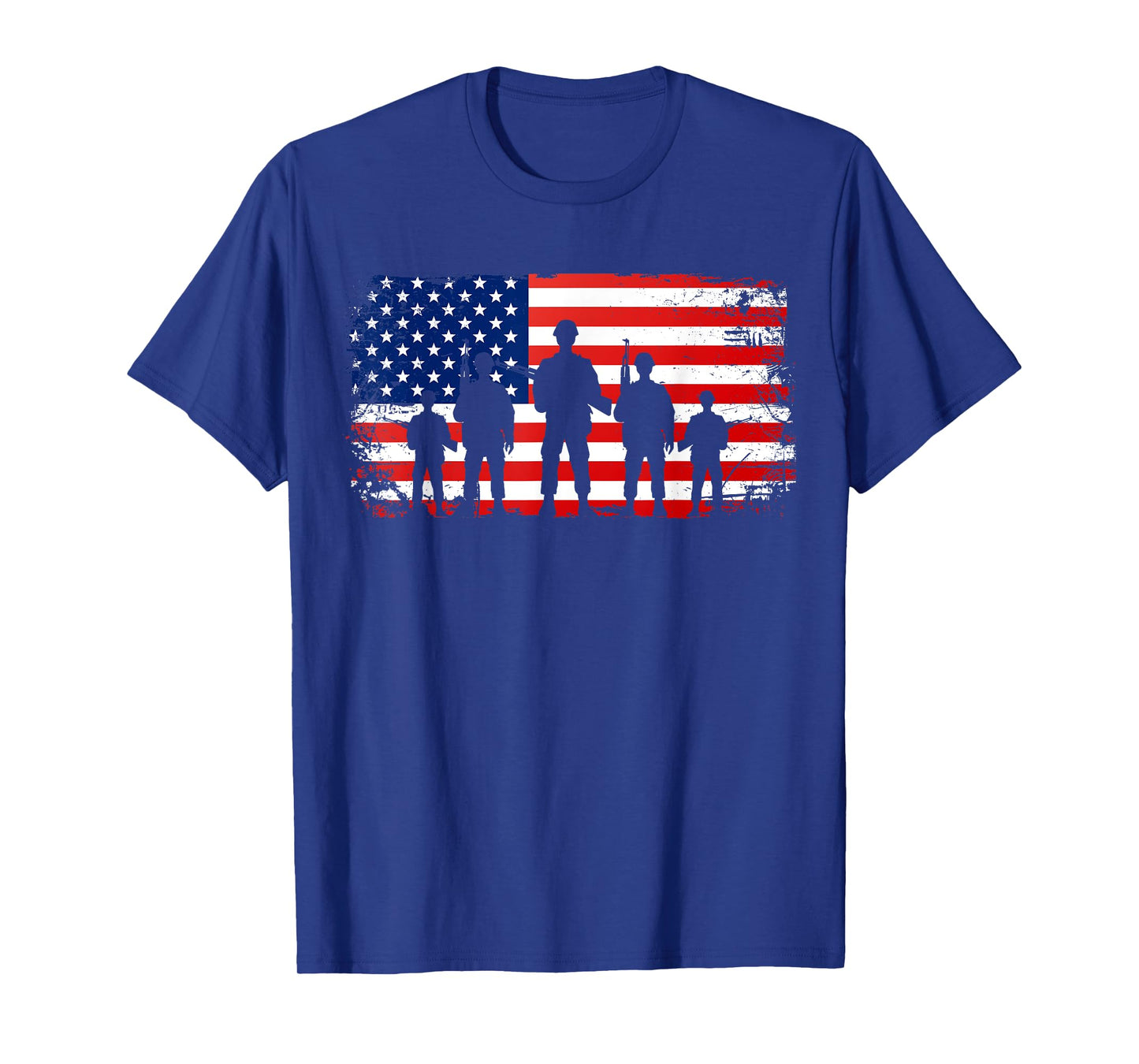 Thank You Patriotic Veteran Memorial Day 4th Of July US Flag T-Shirt