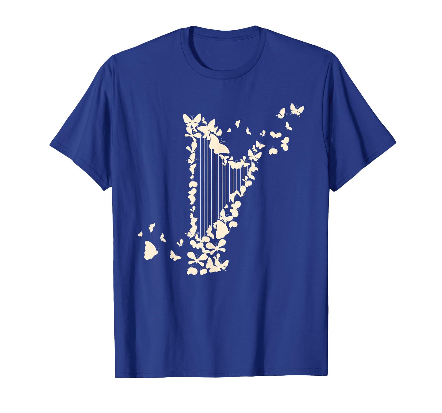 A Harp with Butterflies Harpist T-Shirt