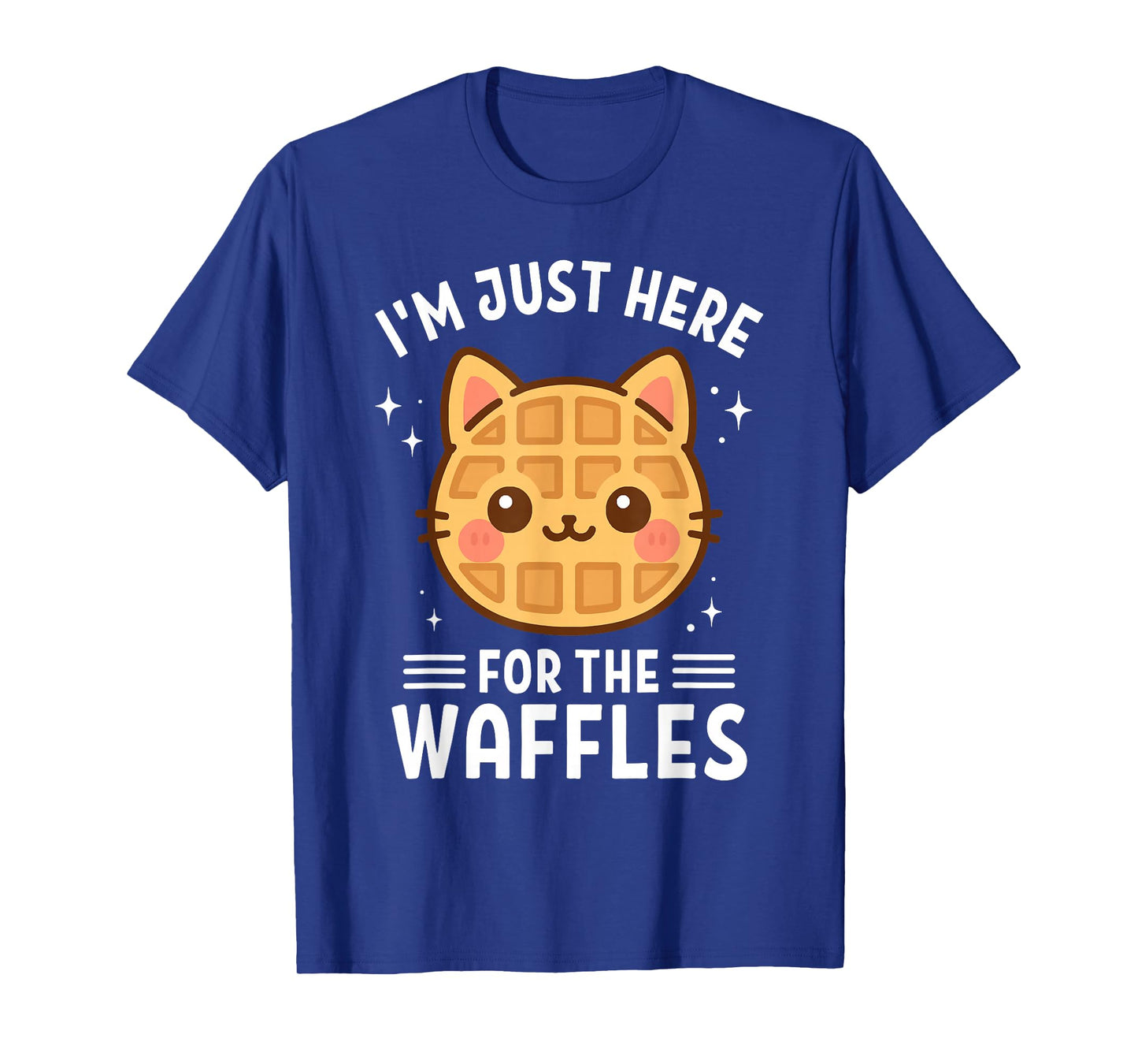 Waffle Cat Lover, I'm Just Here for The Waffles T-Shirt