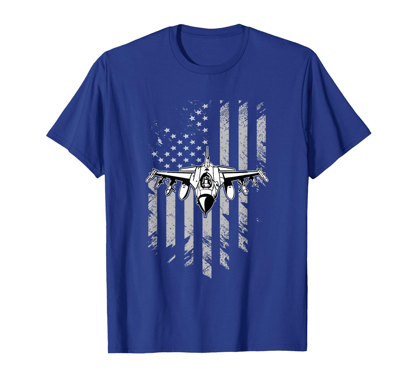 Fighters Fighter Jet Vintage American Flag T-Shirt T-Shirt