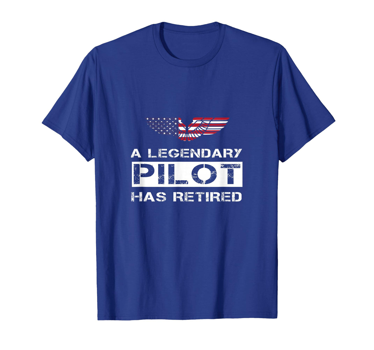A Legendary Pilot Has Retired Military Jet Retirement Wings T-Shirt