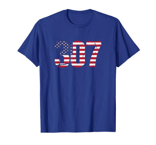 307 Wyoming Area Code T-Shirt